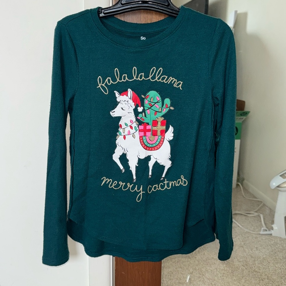 Girls S o lama shirt